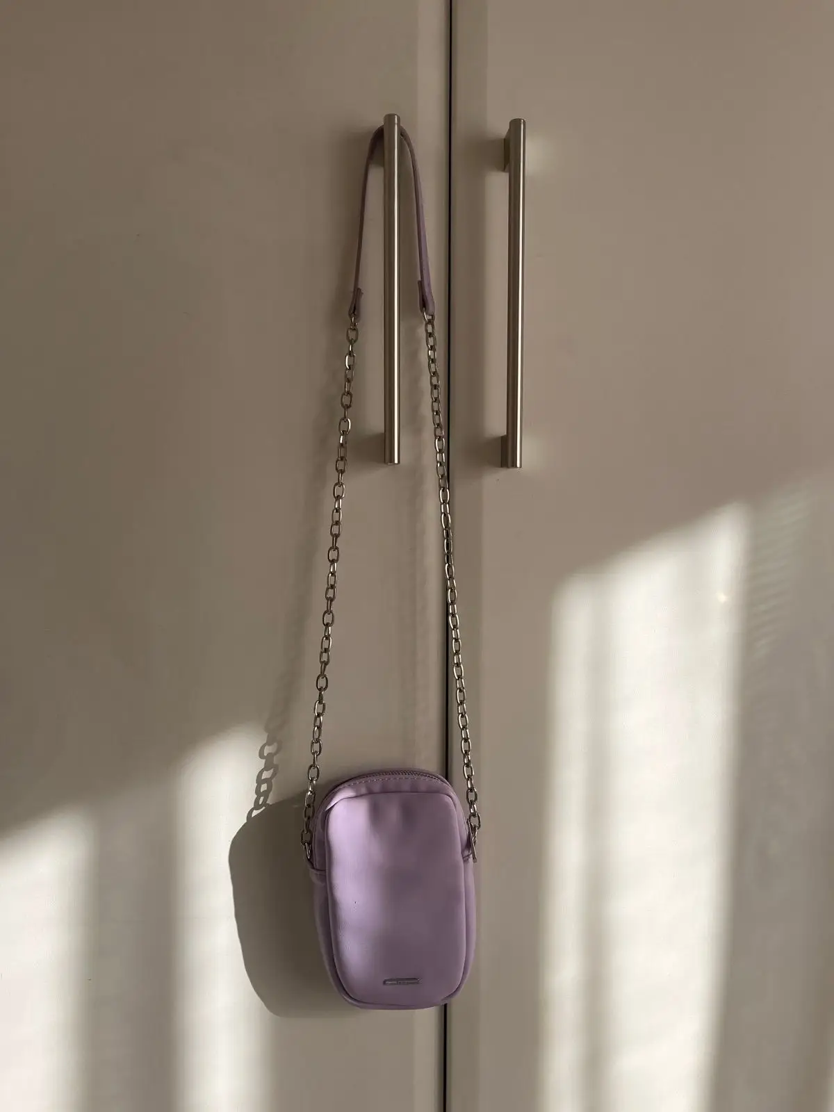 Bershka Lilac Crossbody Phone Bag