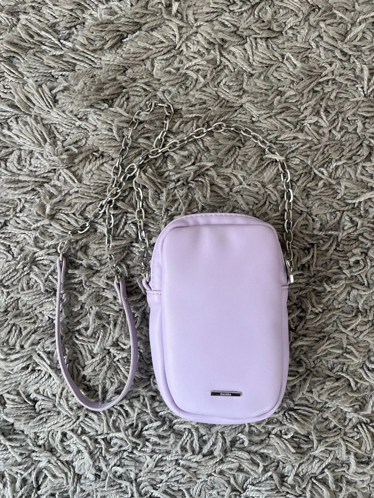 Bershka Lilac Crossbody Phone Bag