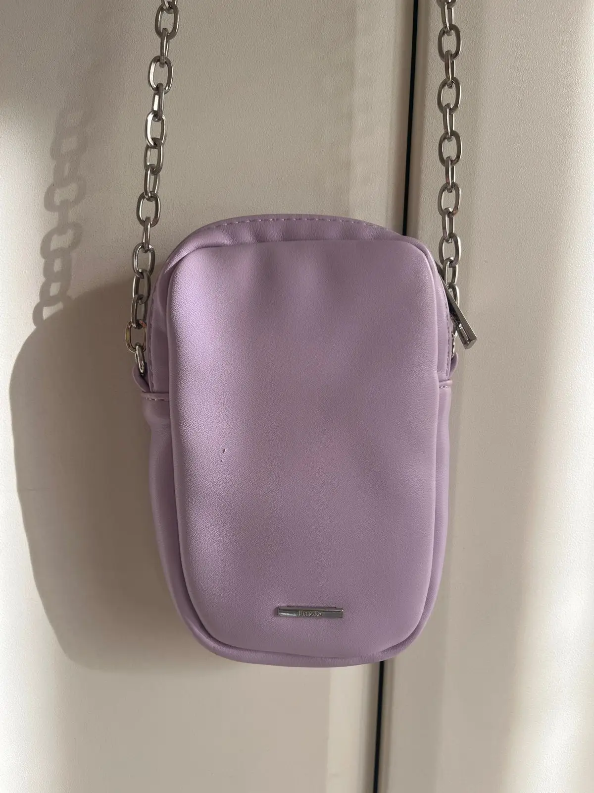 Bershka Lilac Crossbody Phone Bag