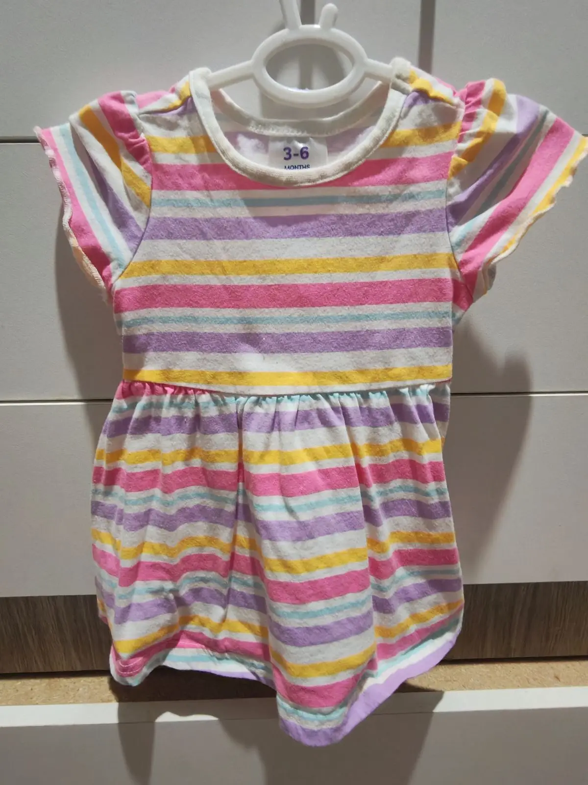 Baby Girl Striped Dress 3-6 Months