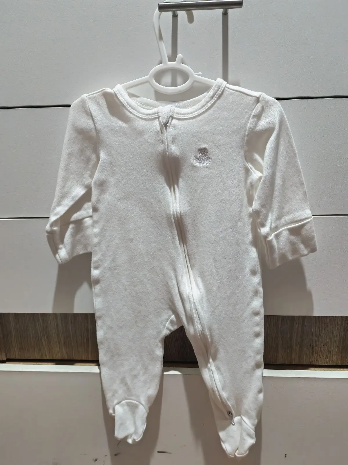 Ackermans White Baby Onesie