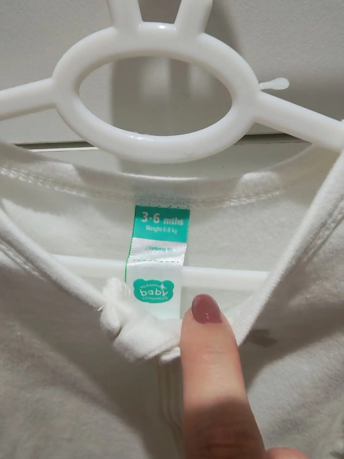 Ackermans White Baby Onesie