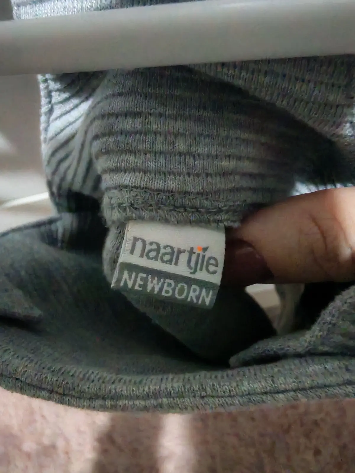 Naartjie Grey Corduroy Pinafore Dress