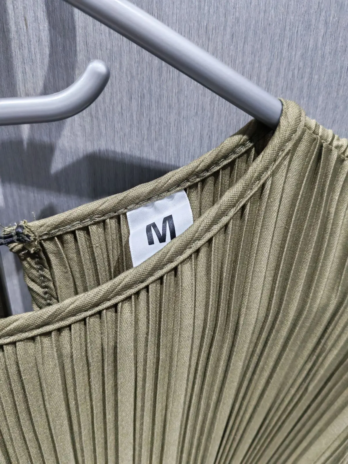 Mr Price Olive Green Pleated Midi Dress