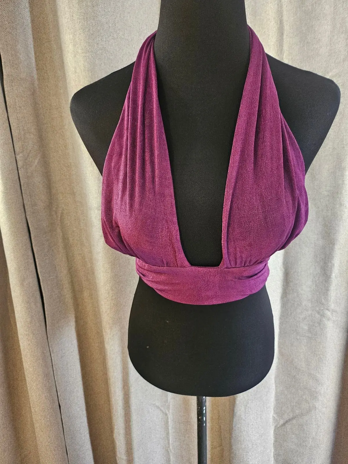 Foschini Purple Halter Crop Top