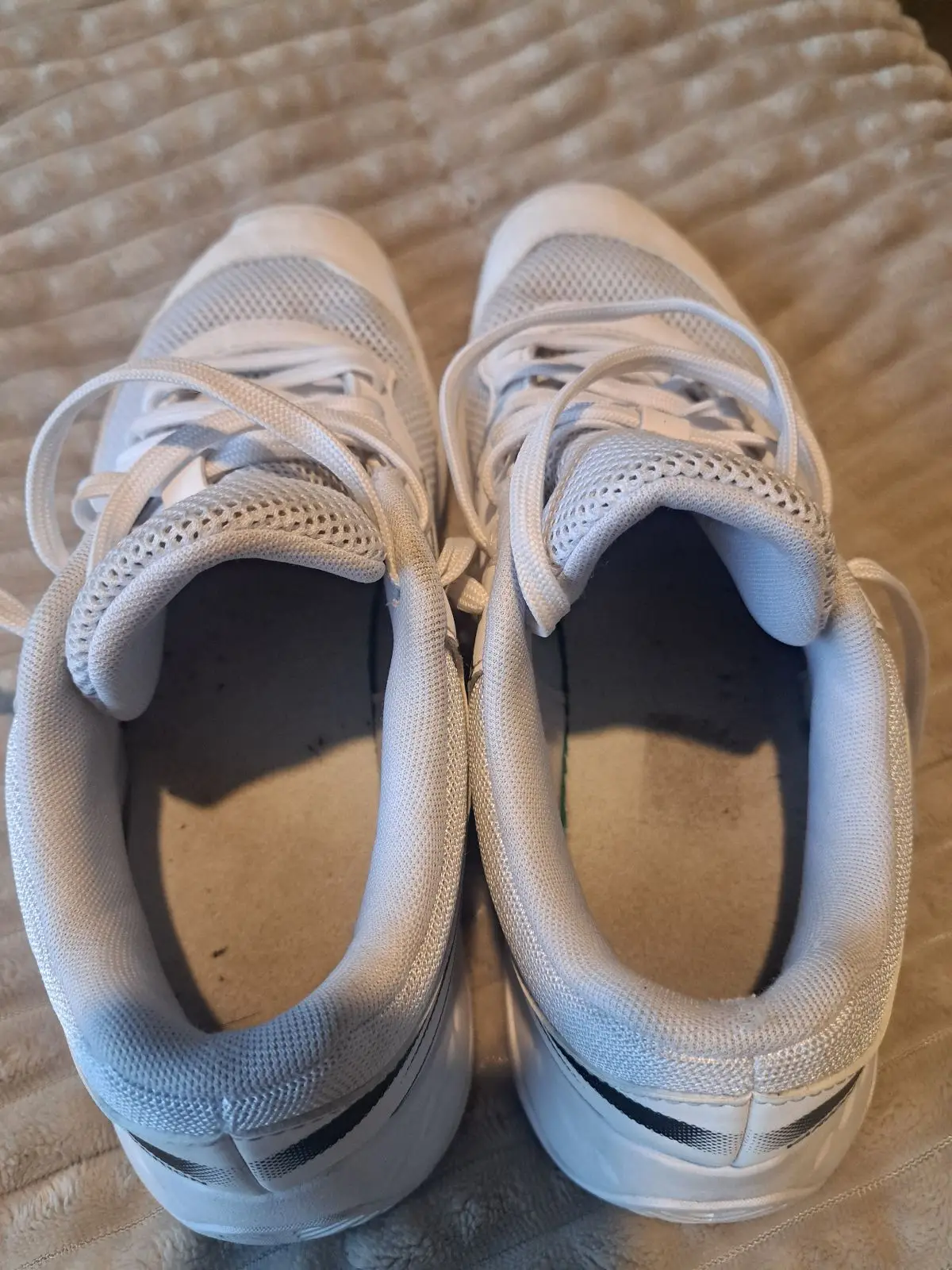 Puma White Mesh Sneakers