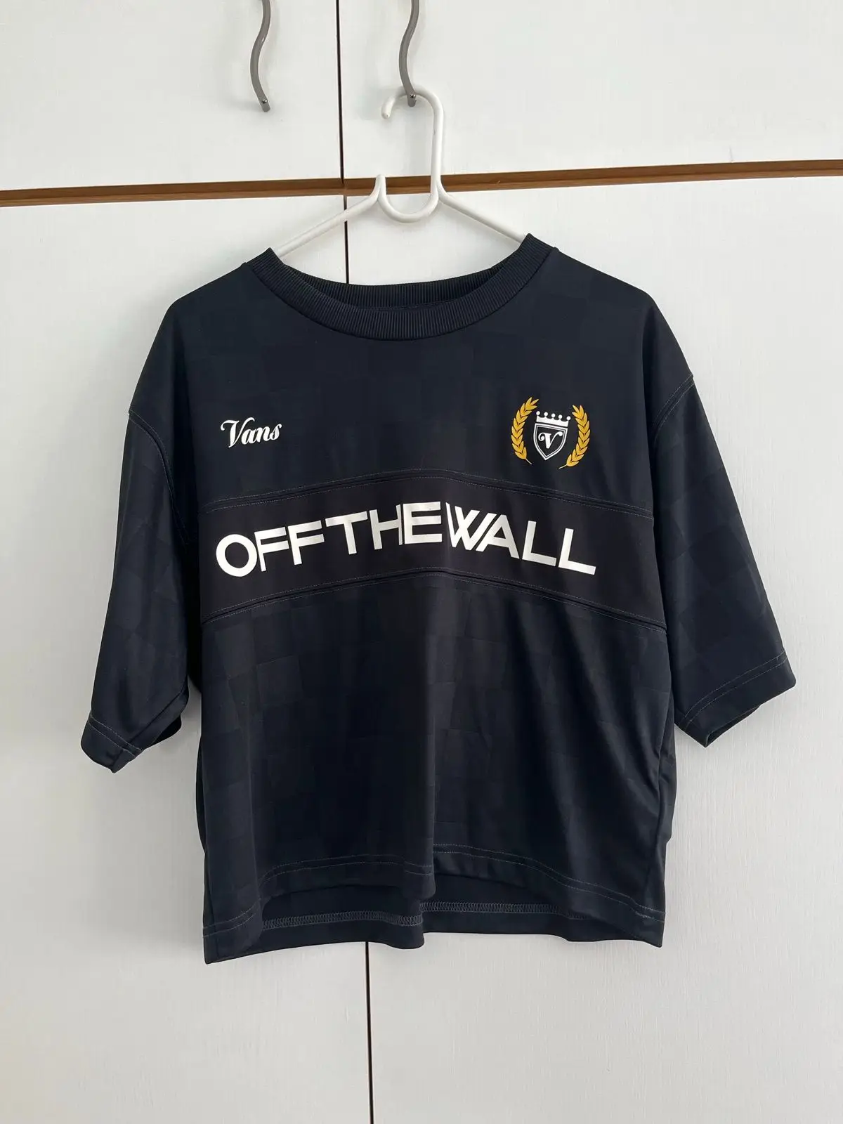 Vans Off The Wall Black Jersey Top