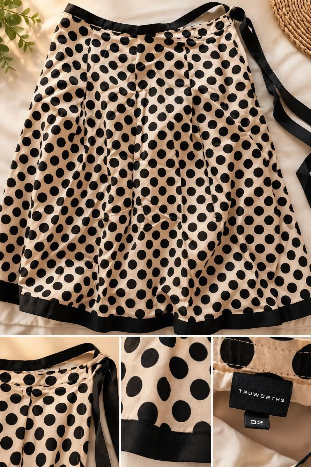 Truworths Polka Dot Flared Skirt