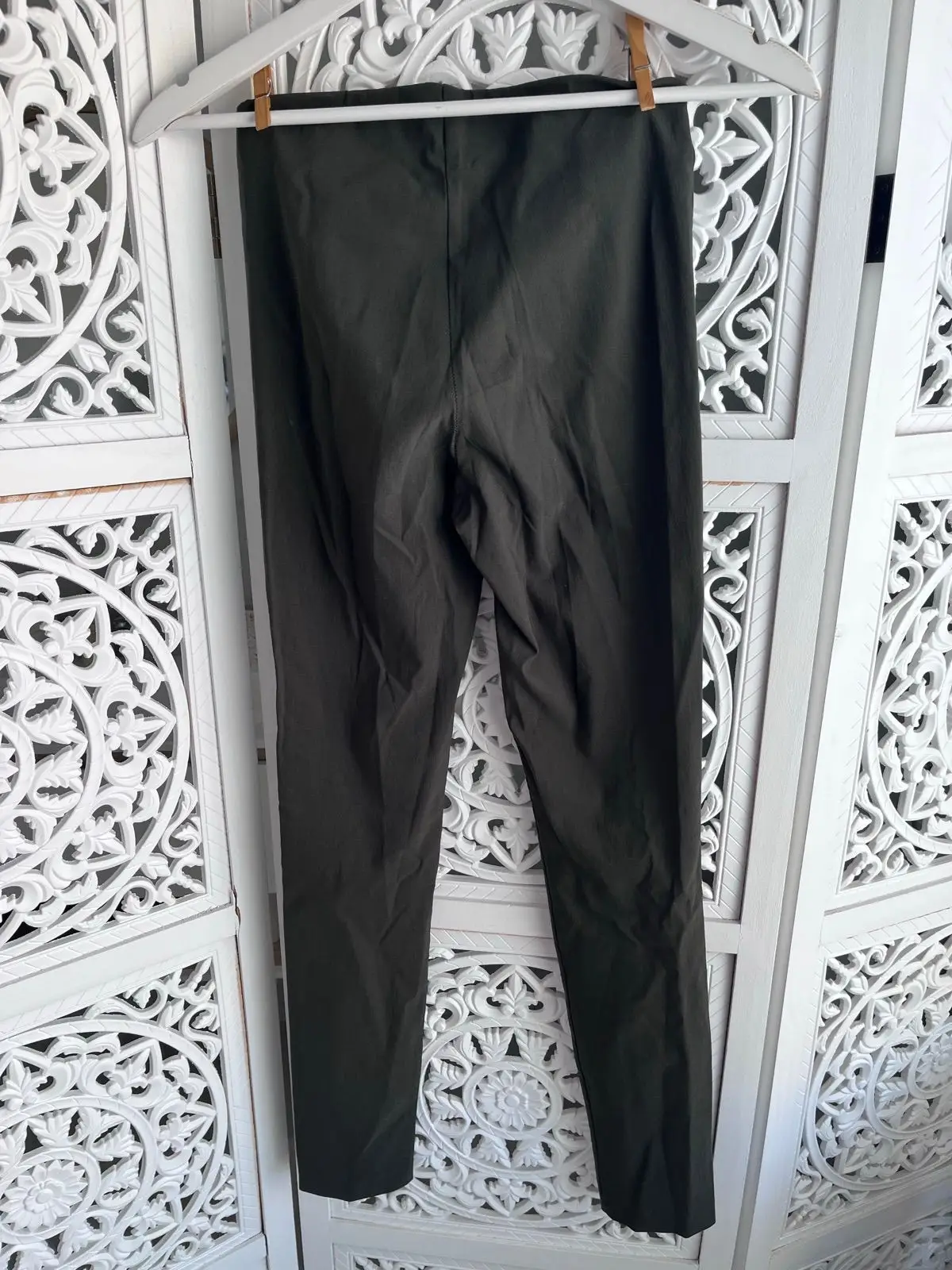Woolworths Dark Green Pants with Zip Pockets Size 6
