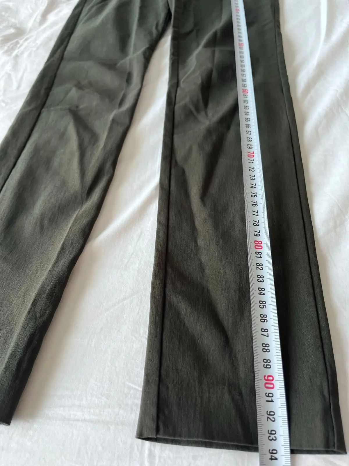 Woolworths Dark Green Pants with Zip Pockets Size 6