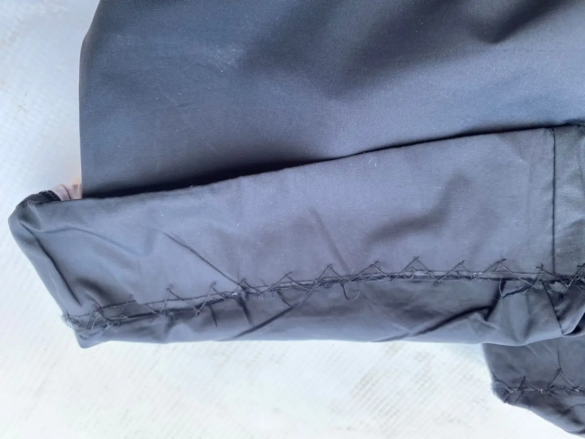 Nike Black Track Pants with White Side Stripes