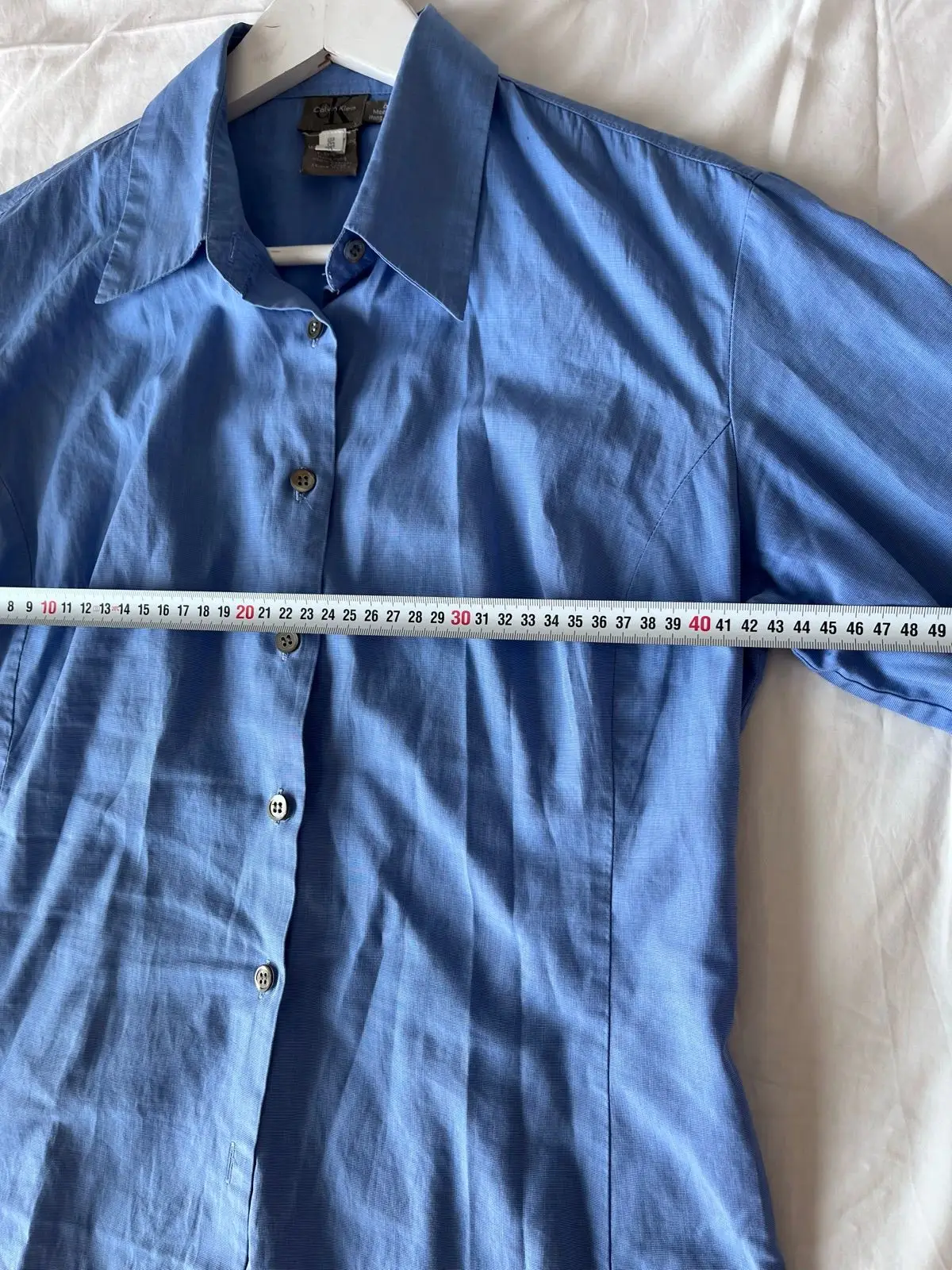 Calvin Klein Blue Button-Down Shirt