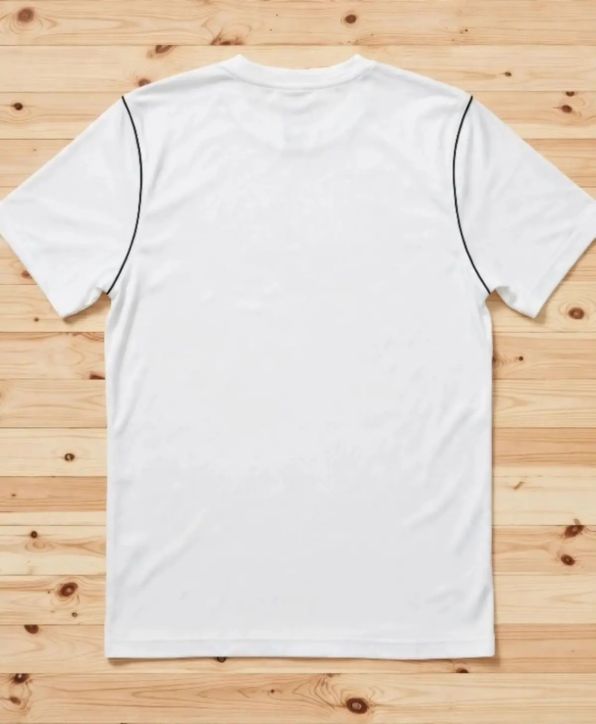 Nike White T-Shirt with Black Piping