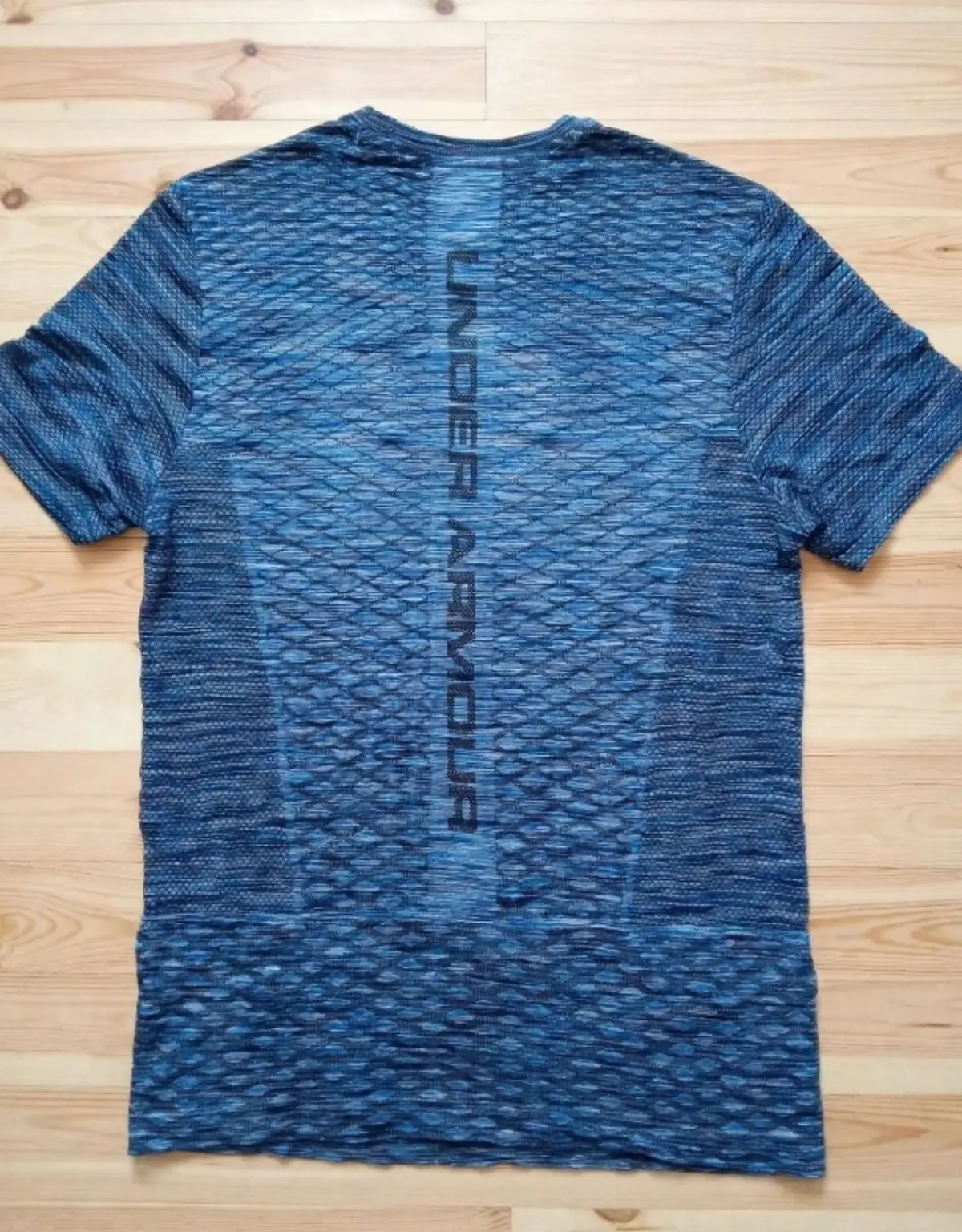 Under Armour Blue Patterned Athletic T-Shirt
