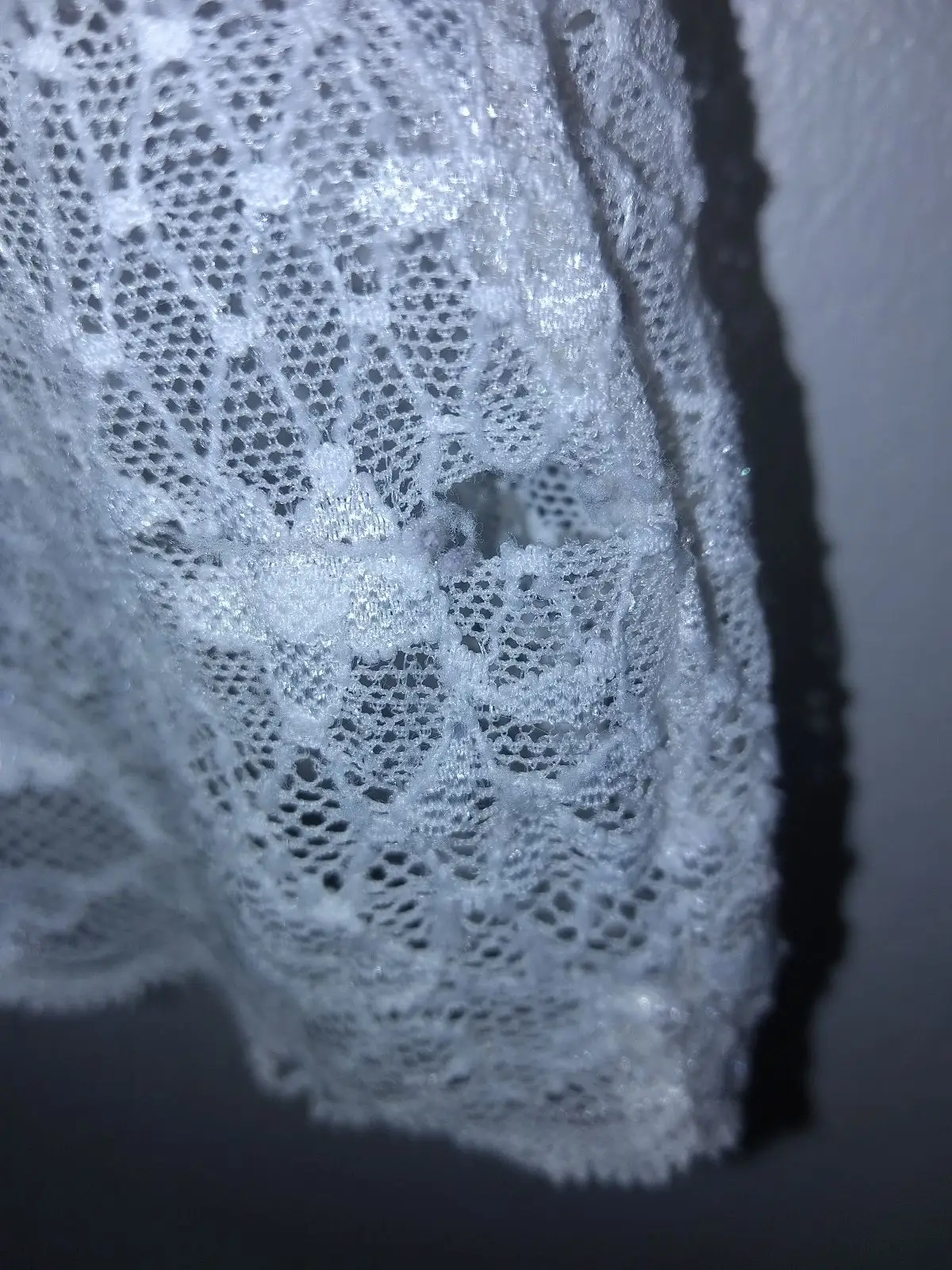 Woolworths White Lace Trim Camisole Top