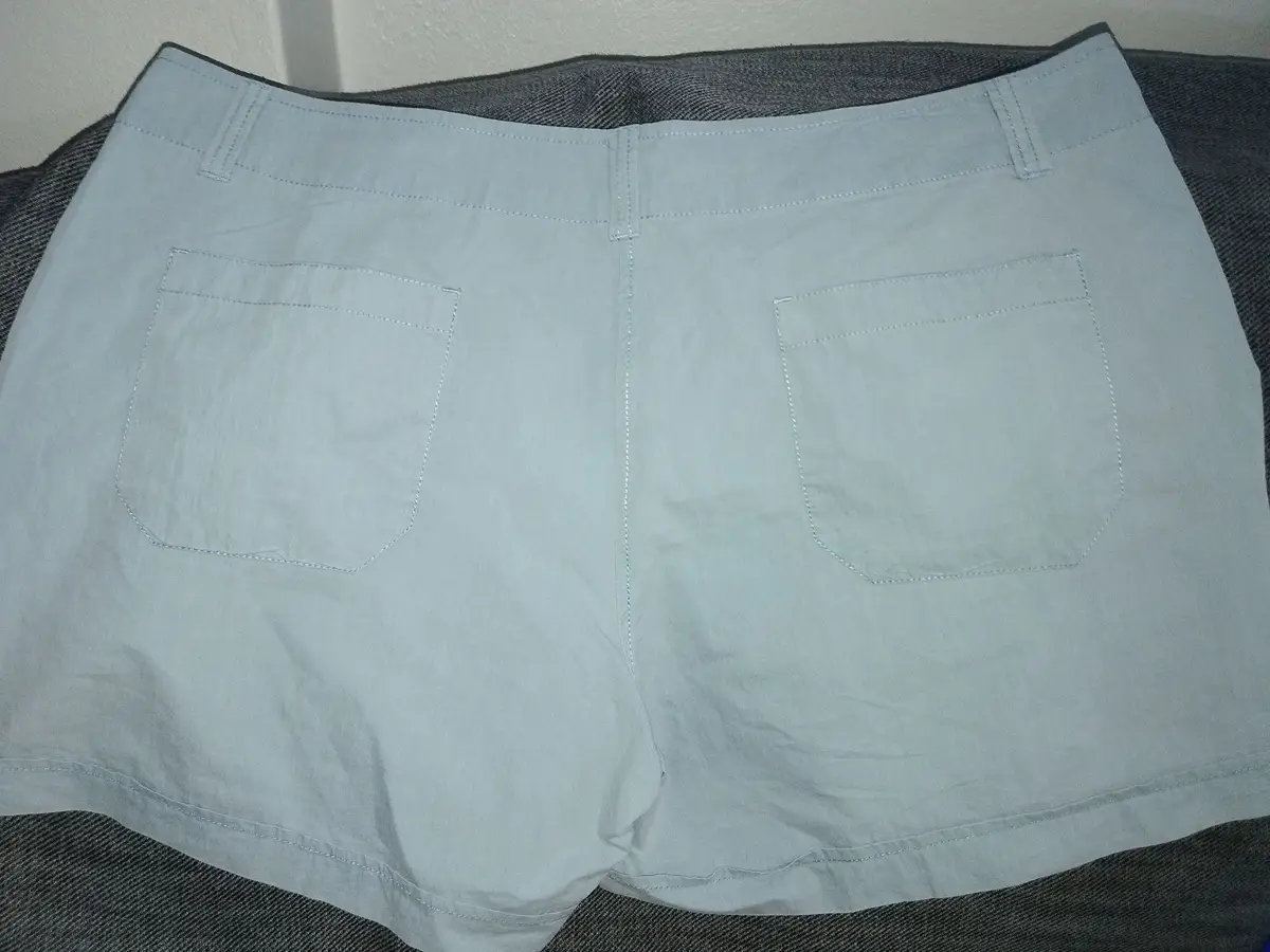 Woolworths Light Blue Cargo Shorts Size 16