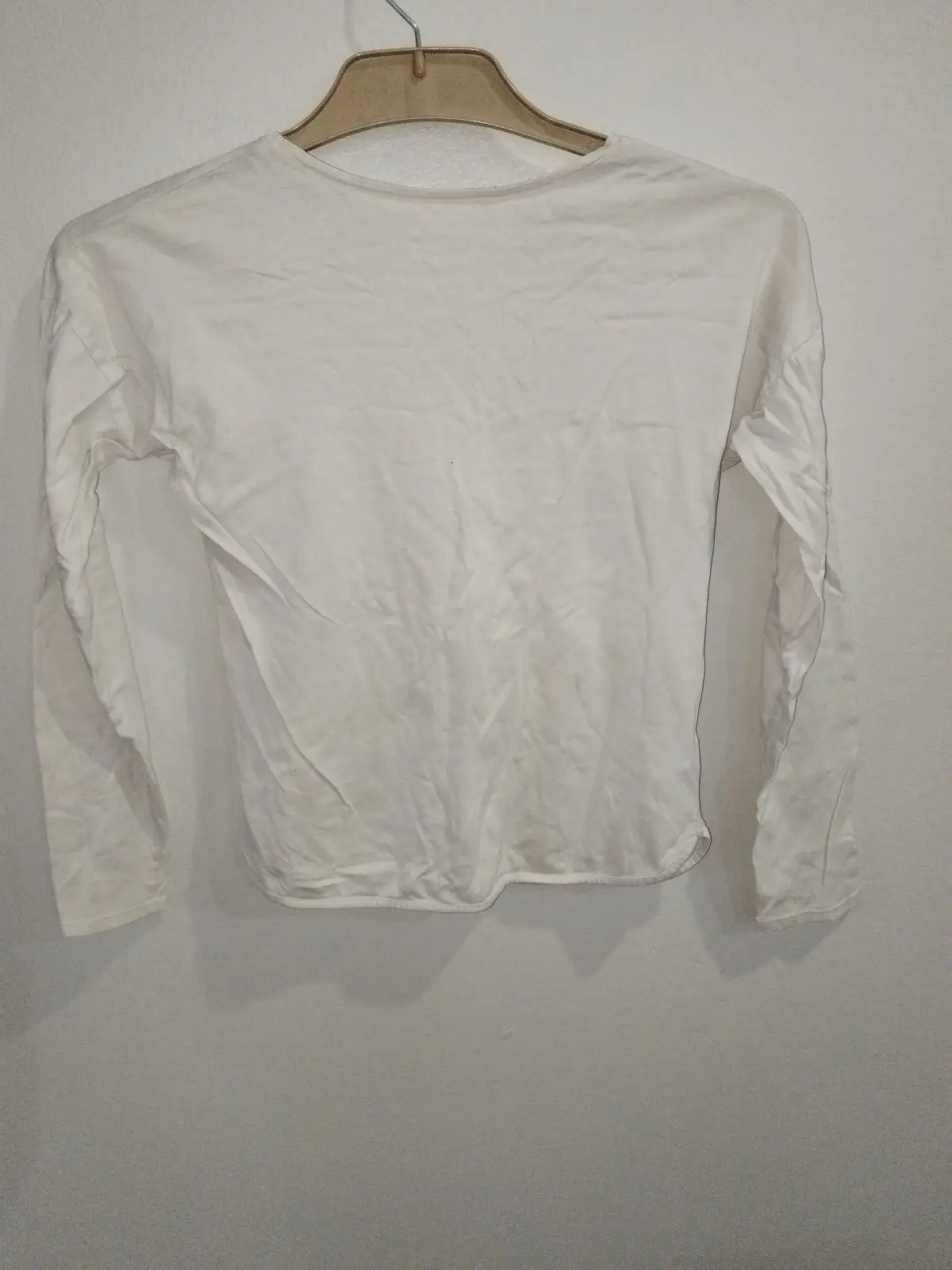 Woolworths White Paris Graphic Long-Sleeve Top