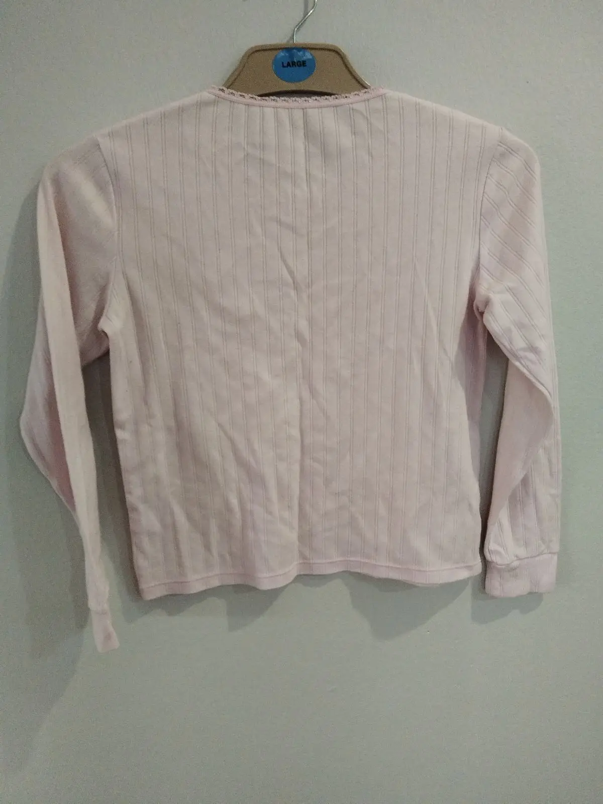 Woolworths Pink Long-Sleeve Ribbed Top