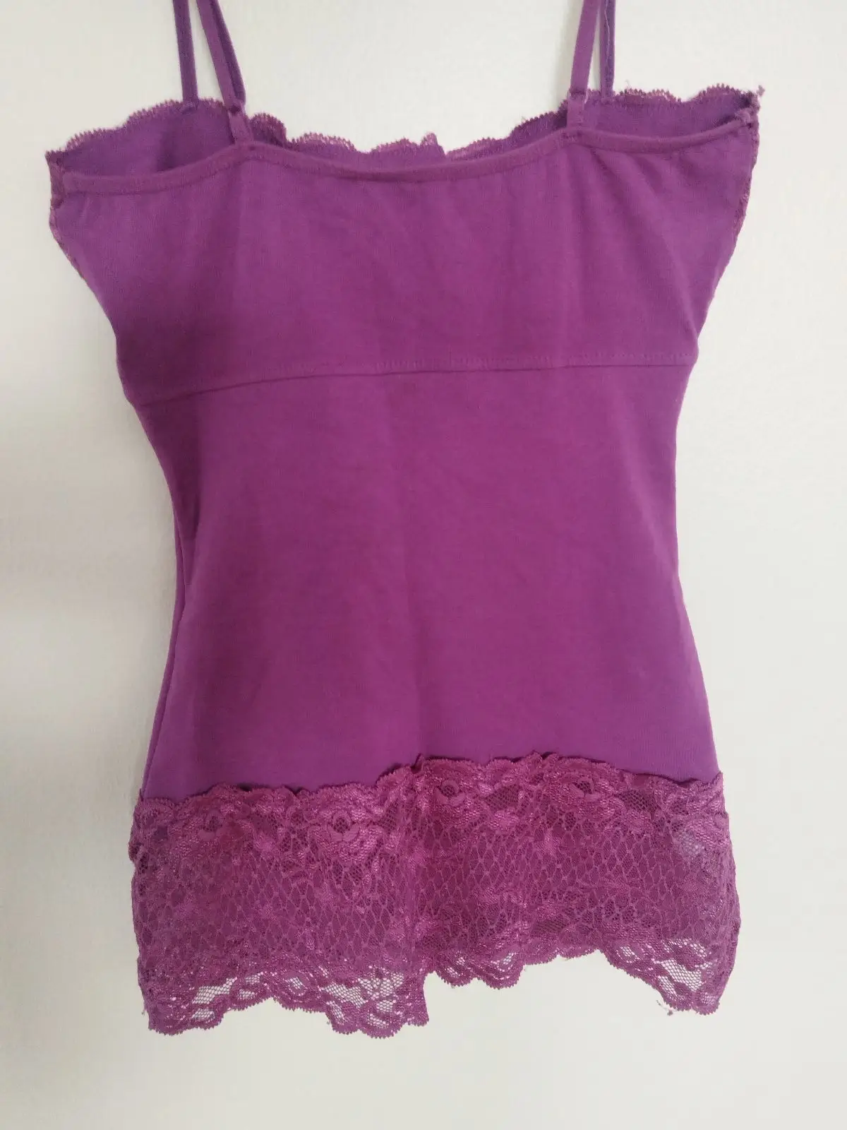 Woolworths Purple Lace Trim Camisole Top