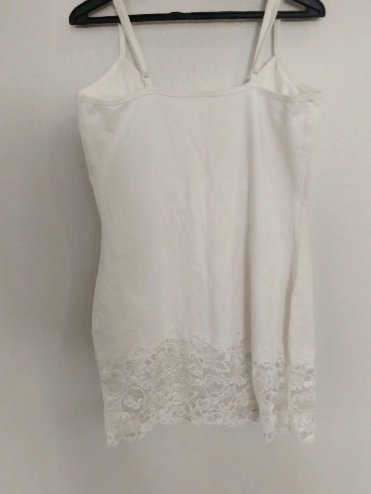 Woolworths White Lace Trim Camisole Top