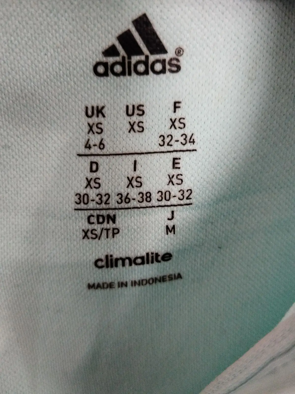 Adidas Mint Green Quarter-Zip Activewear Top