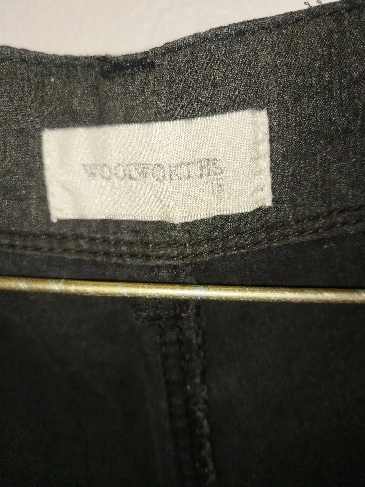 Woolworths Black Cargo Shorts Size 16