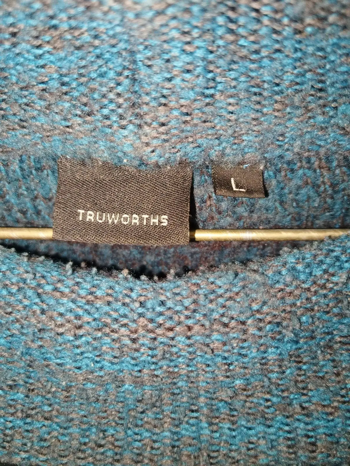 Truworths Teal Knit Sweater with Cowl Neck