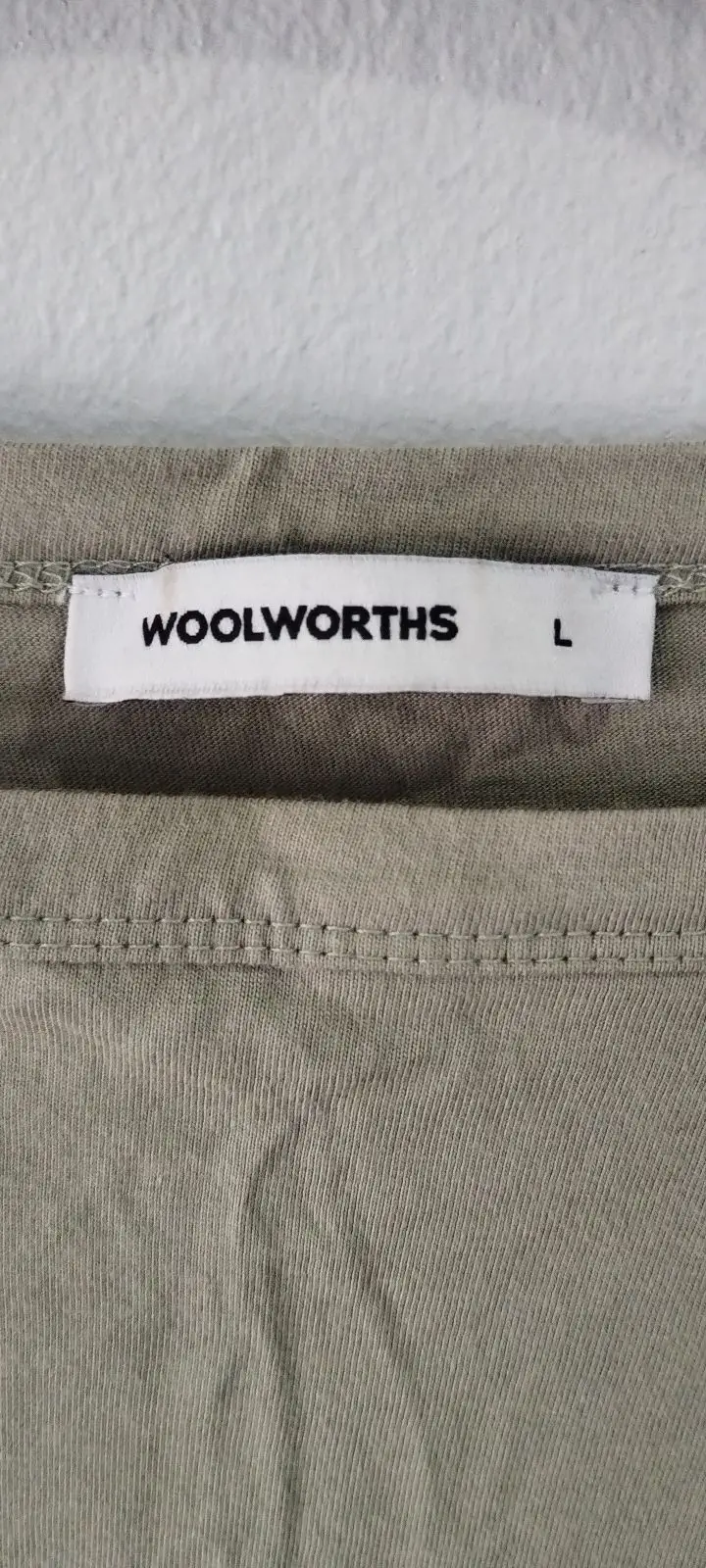 Woolworths Olive Green Puff Sleeve Top