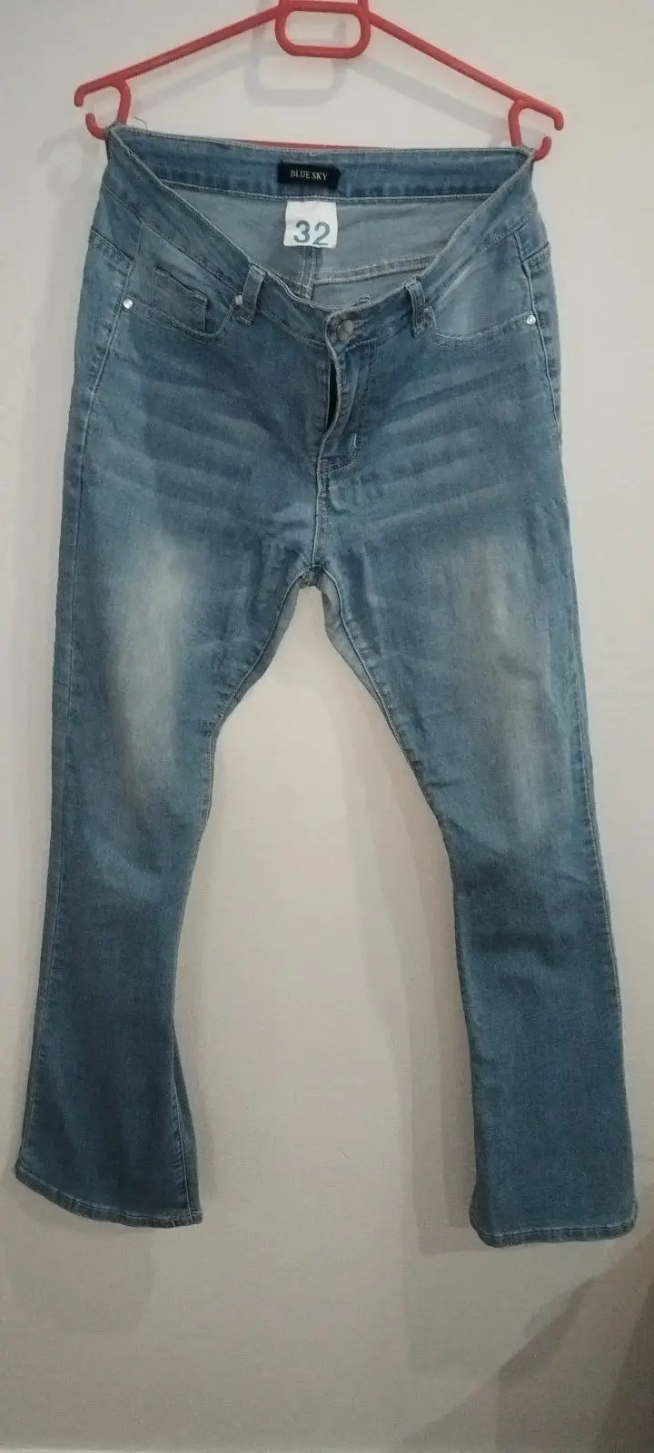 Blue Sky Light Wash Denim Jeans Size 32