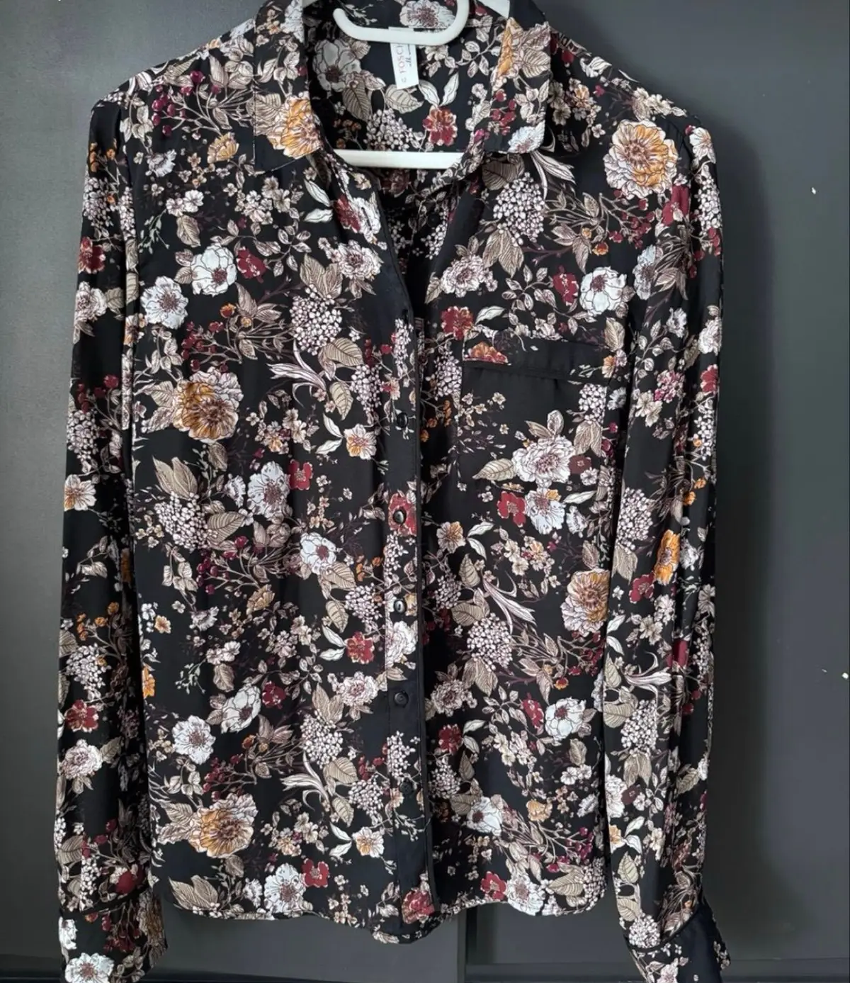 Foschini Floral Long Sleeve Button-Up Shirt