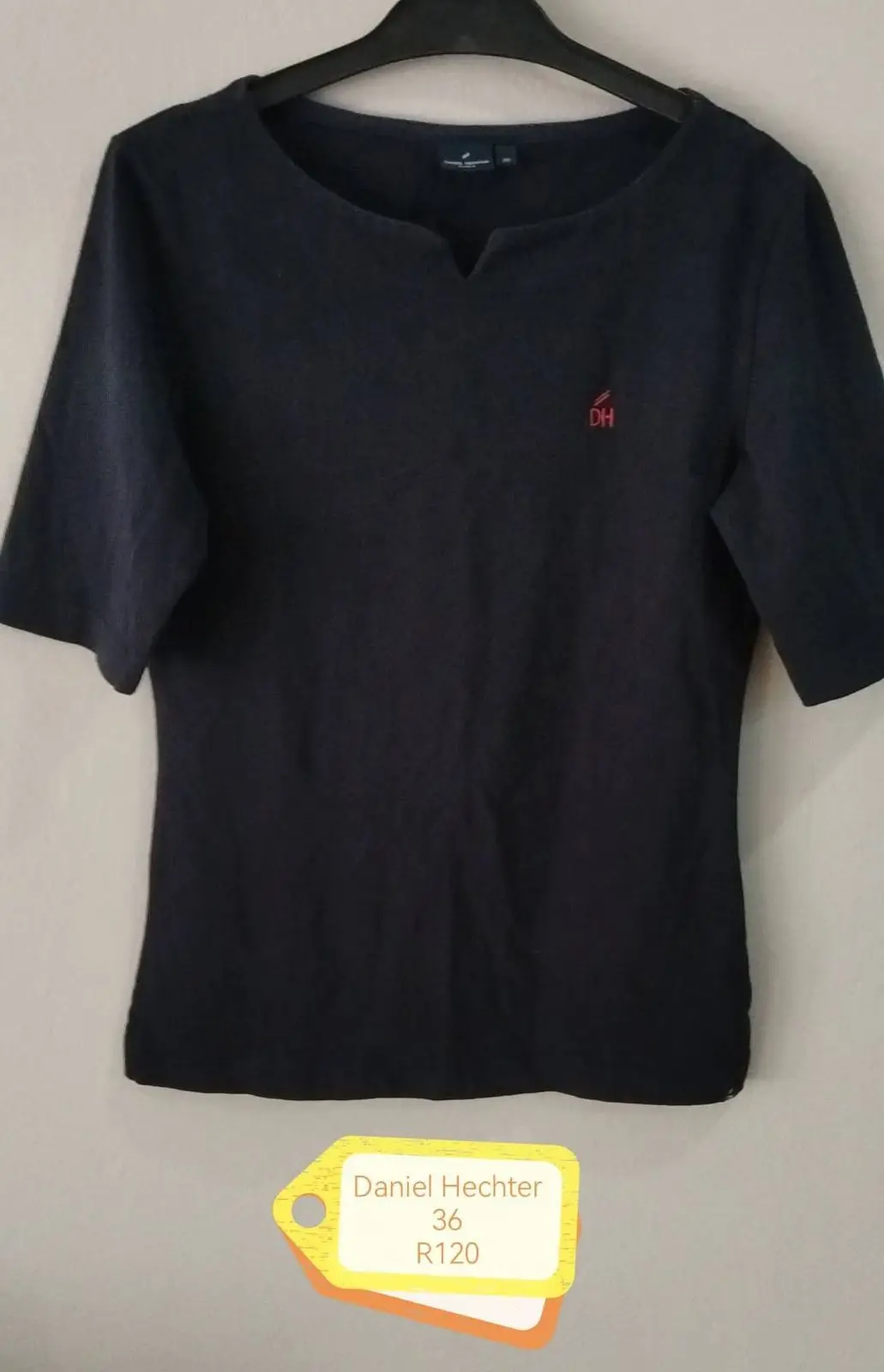 Daniel Hechter Navy Short Sleeve Top