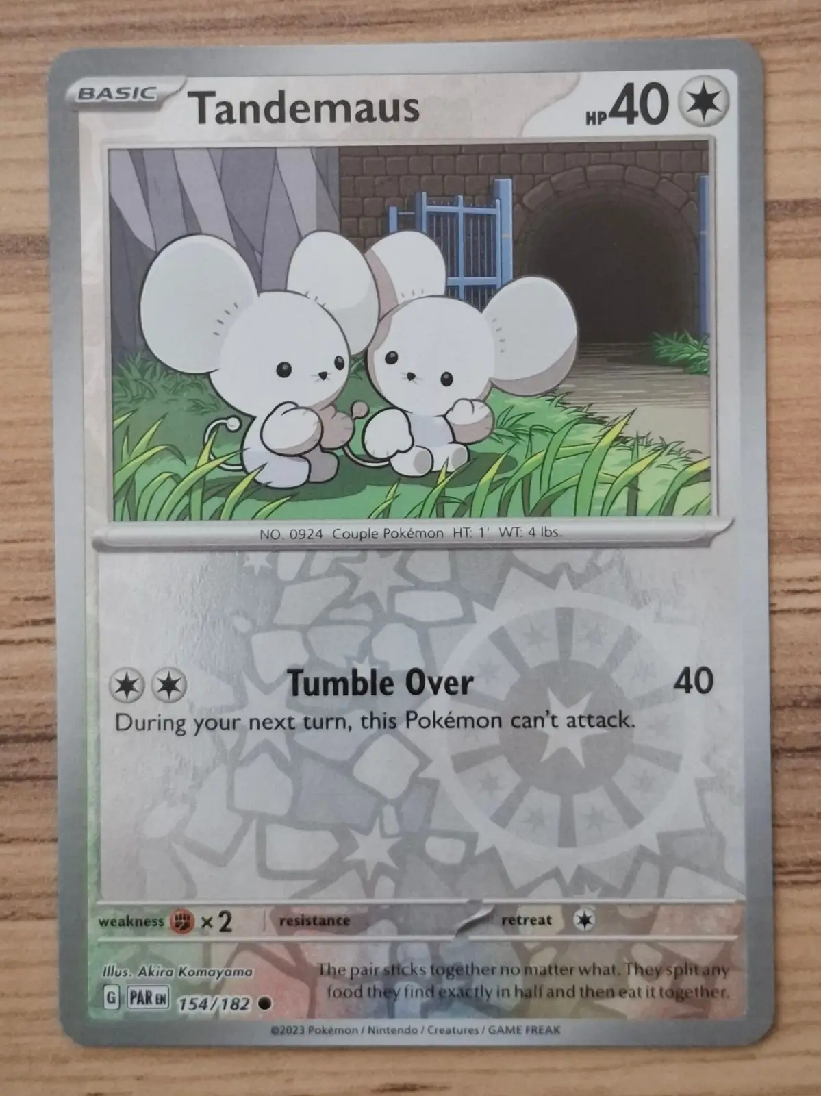 Pokémon Trading Card Tandemaus 154/182