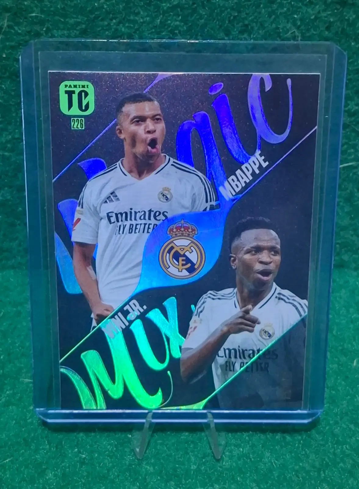 Panini TC Trading Card Mbappe and Vini Jr Real Madrid