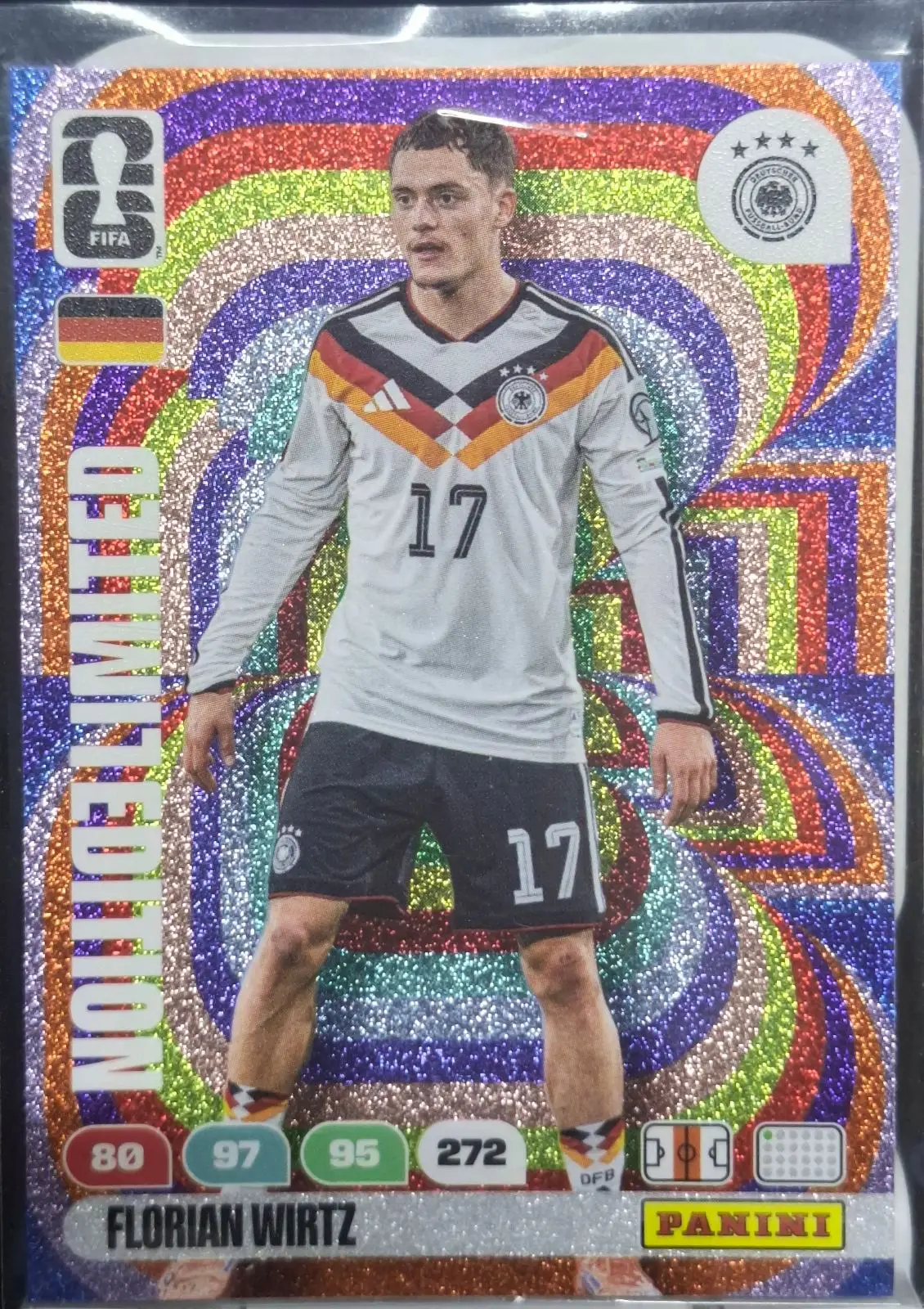 Panini Florian Wirtz Limited Edition Panini Trading Card