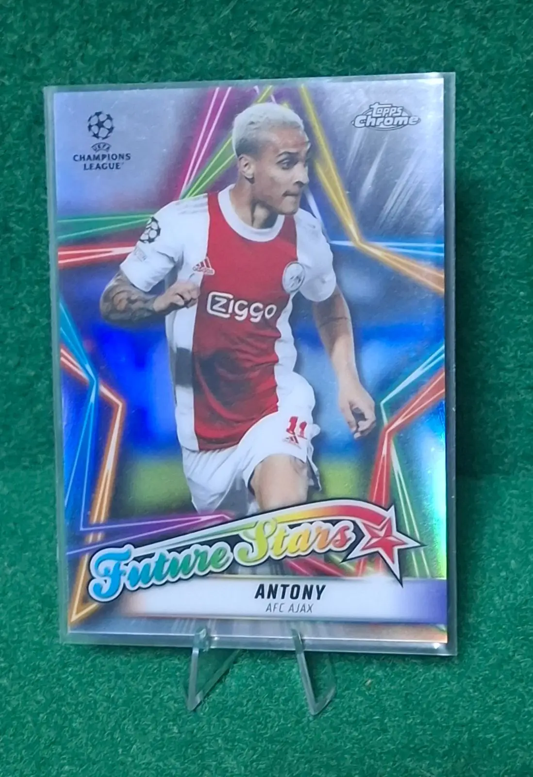 Topps Antony AFC Ajax Topps Chrome Future Stars Trading Card