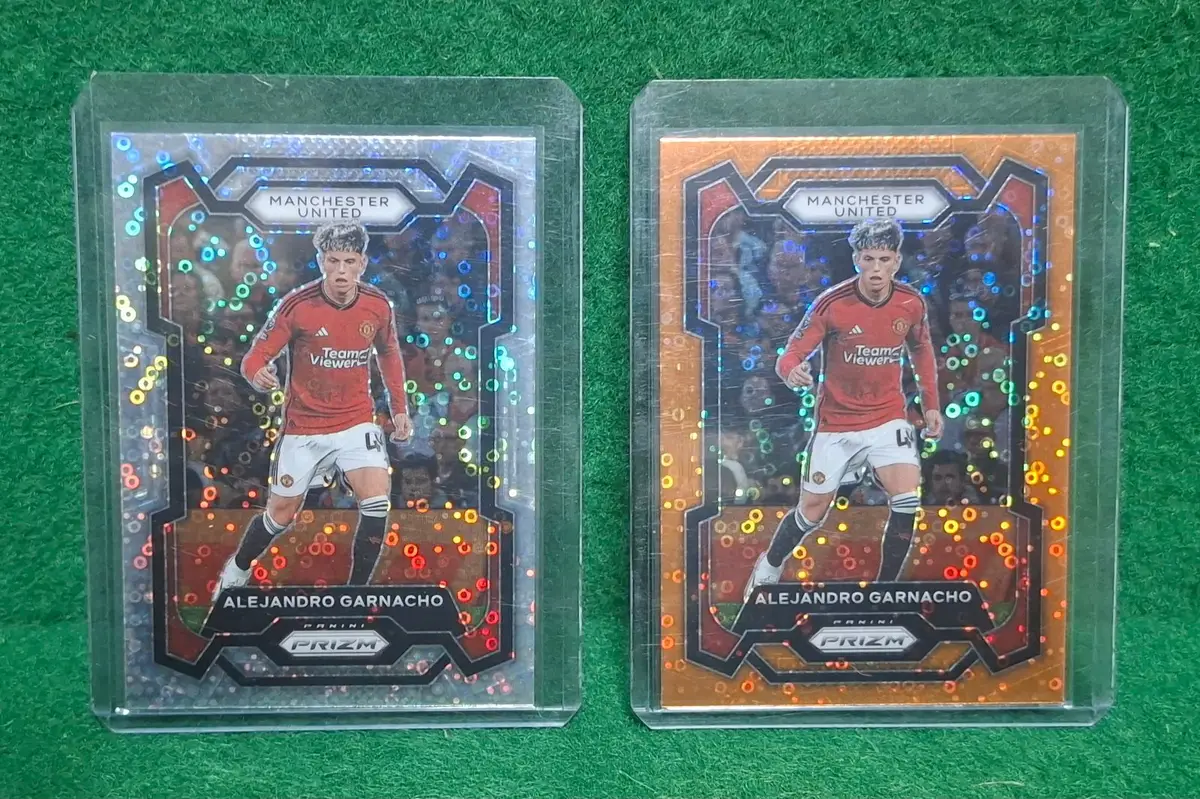 Panini Alejandro Garnacho Panini Prizm Manchester United Cards Lot of 2