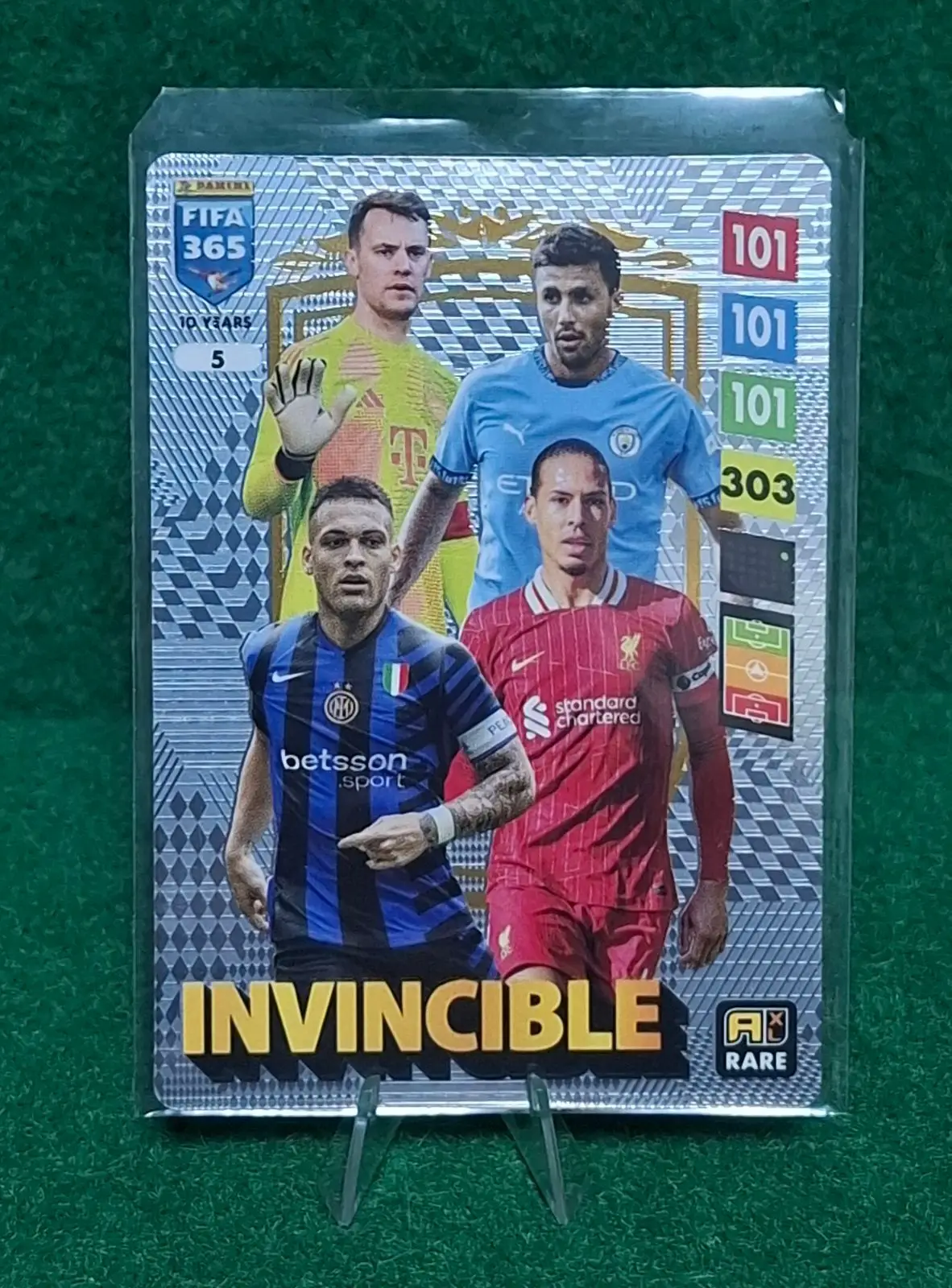Panini FIFA 365 Invincible Trading Card