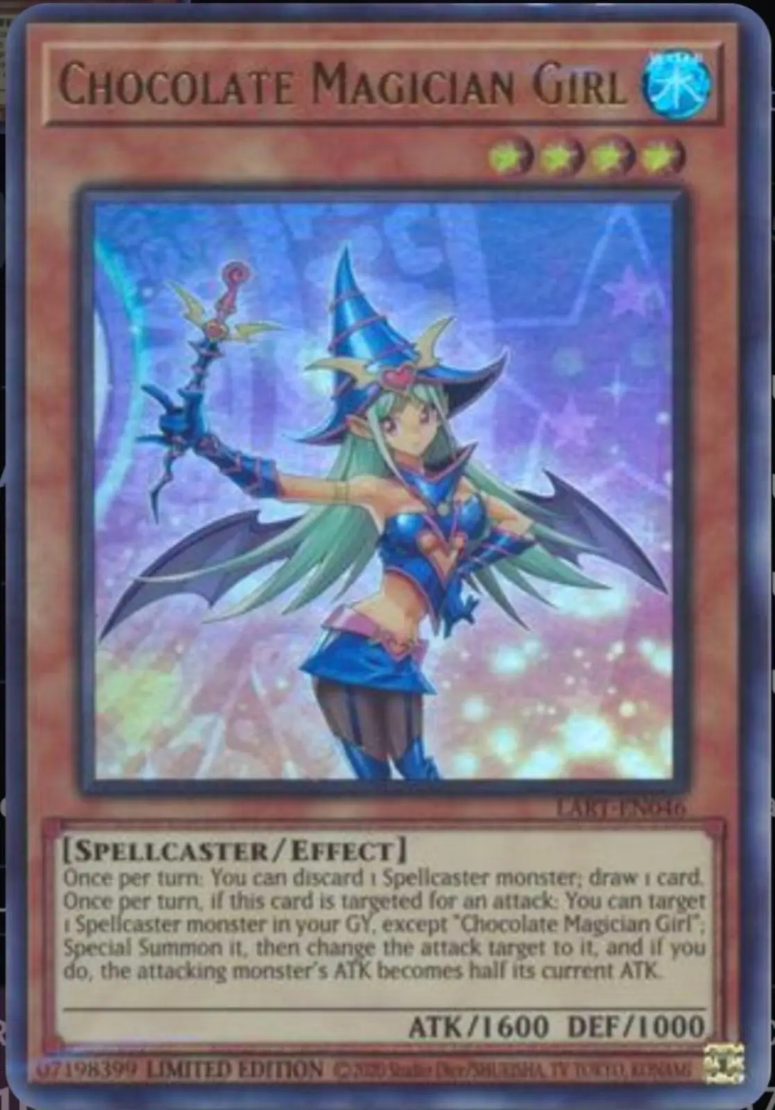 Chocolate Magician Girl Yu-Gi-Oh Card LART-EN046