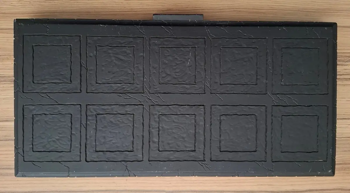 Black Textured Decorative Tray