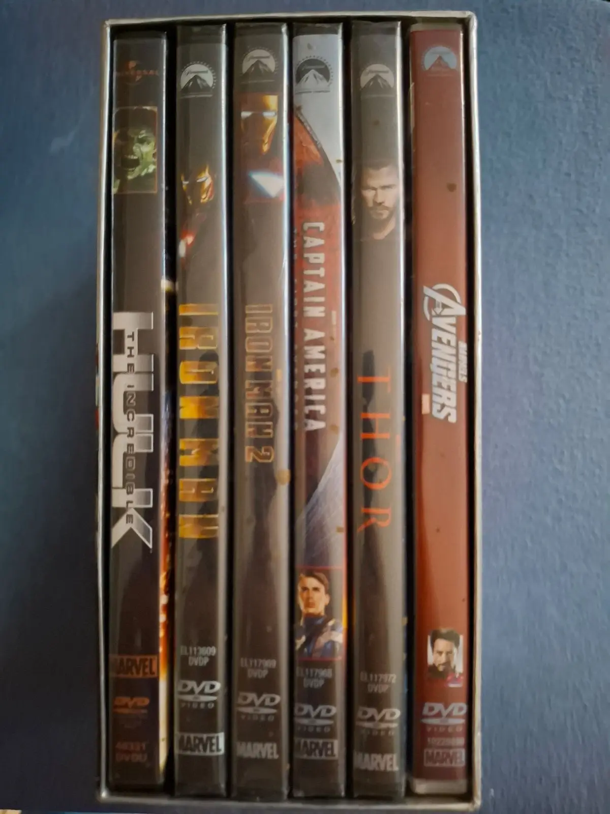 Marvel's Avengers 6 Movie Collection DVD Box Set