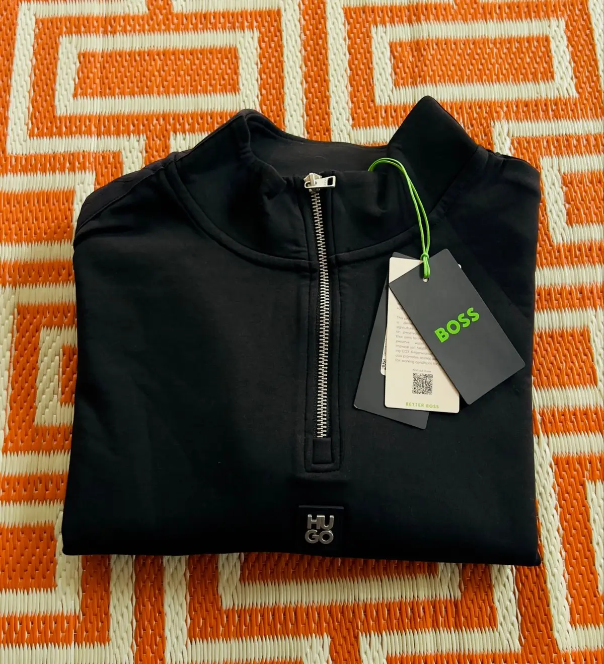 Hugo Boss Black Quarter-Zip Top