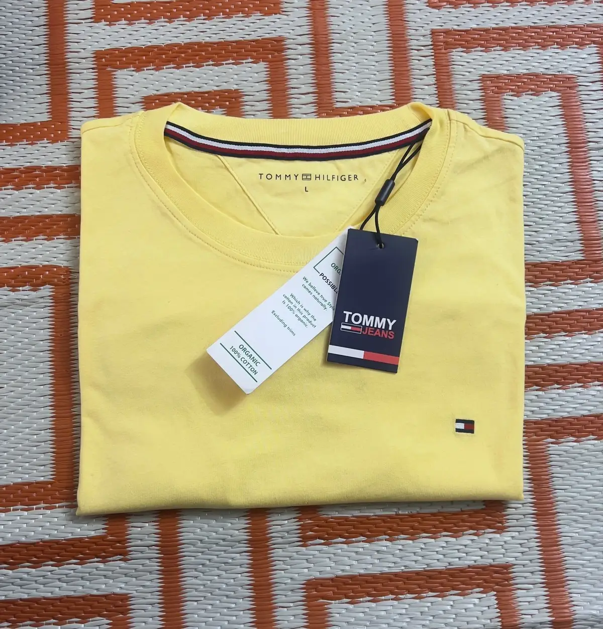 Tommy Hilfiger Yellow T-Shirt with Tags