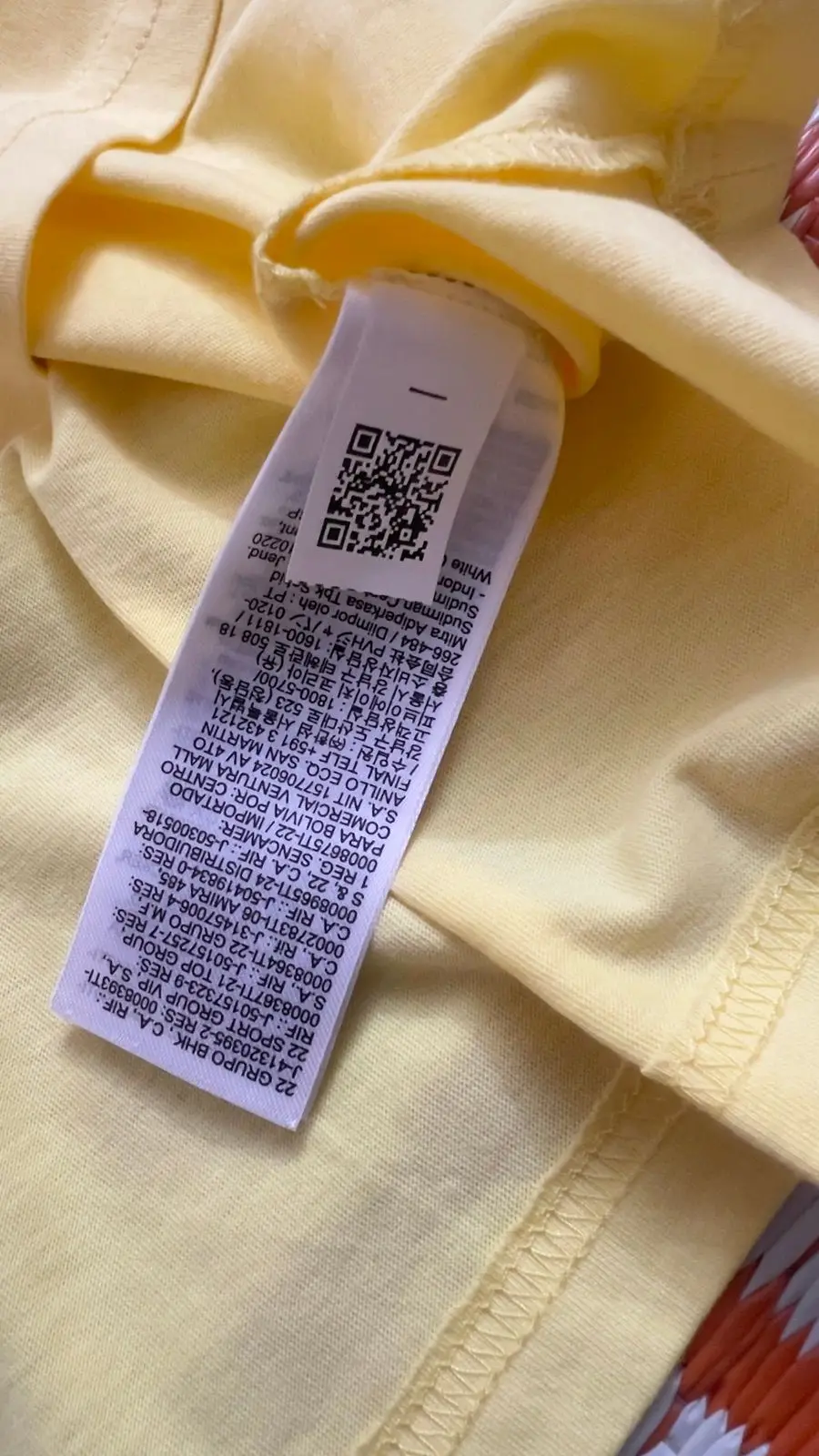 Tommy Hilfiger Yellow T-Shirt with Tags