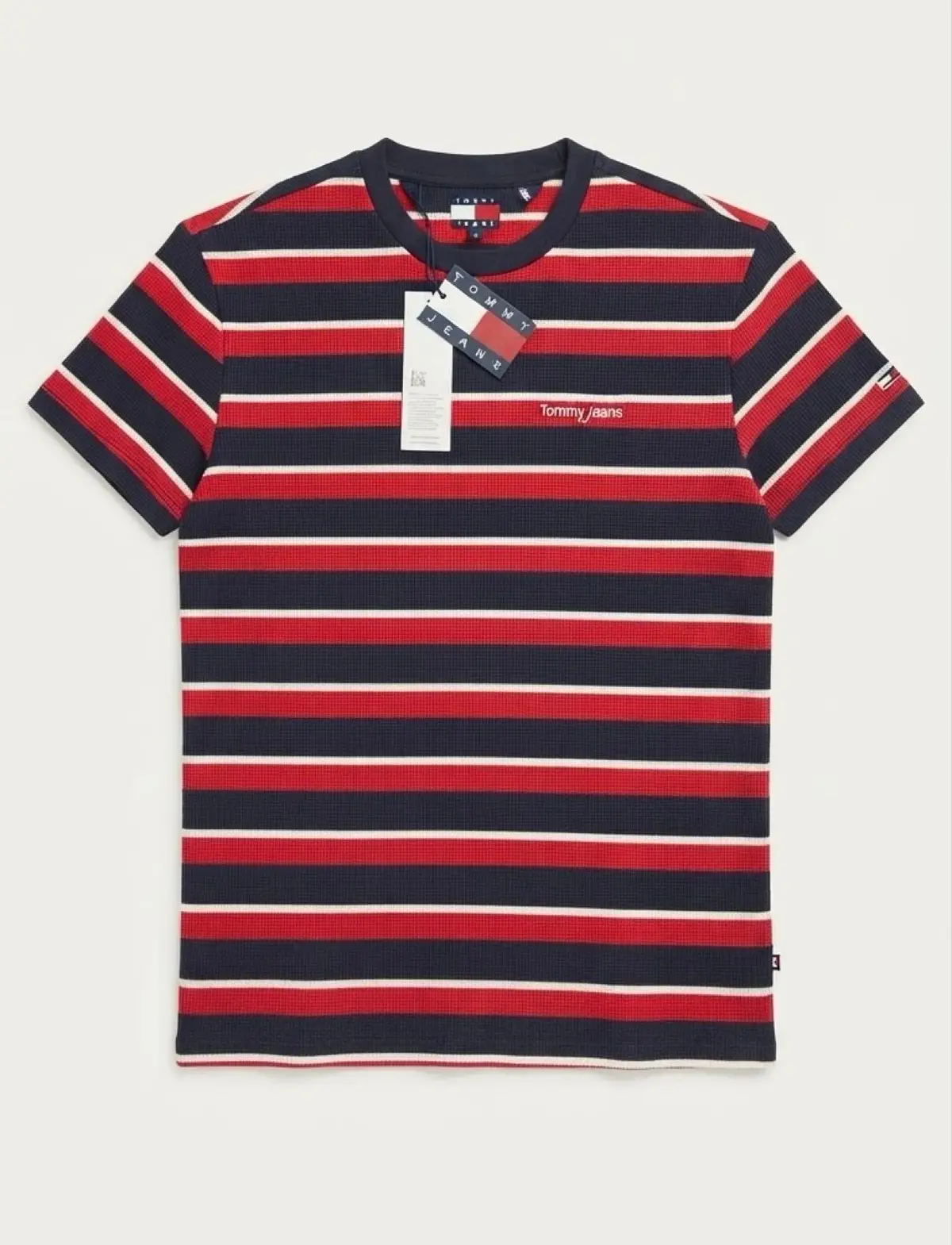 Tommy Hilfiger Tommy Jeans Striped Waffle Knit T-Shirt