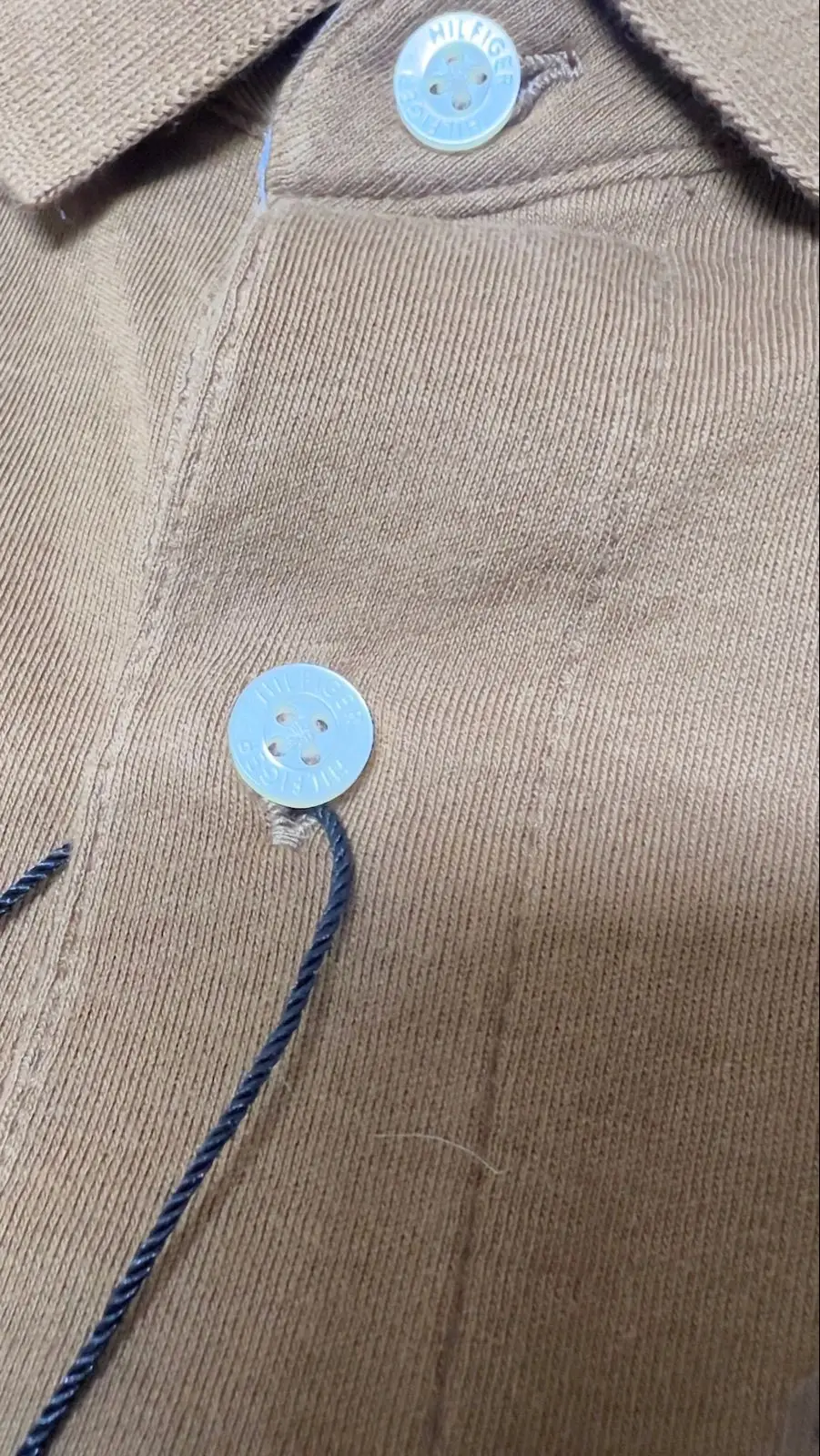 Tommy Hilfiger mustard polo shirt