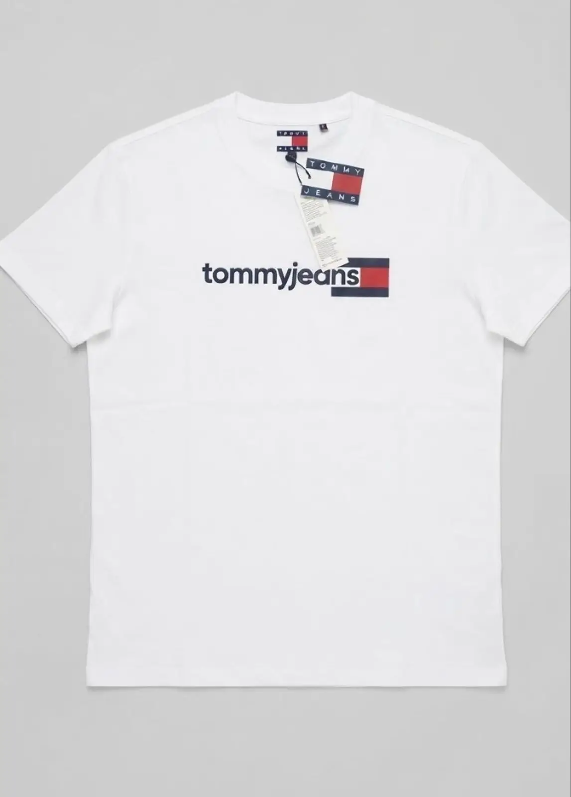 Tommy Hilfiger Tommy Jeans White Logo T-Shirt Size M