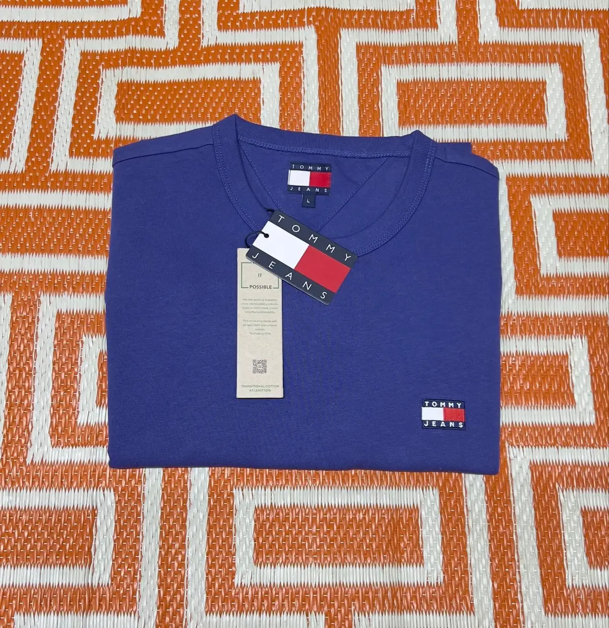 Tommy Hilfiger Blue T-Shirt with Tag