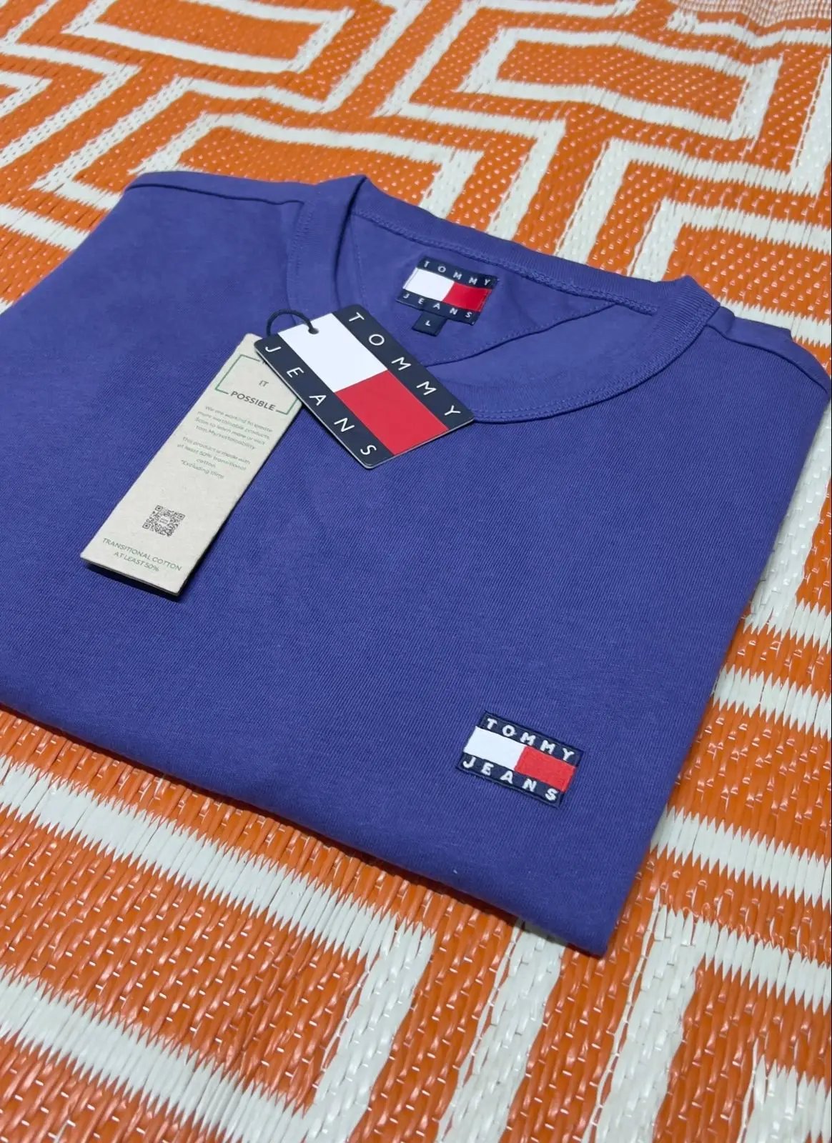 Tommy Hilfiger Blue T-Shirt with Tag
