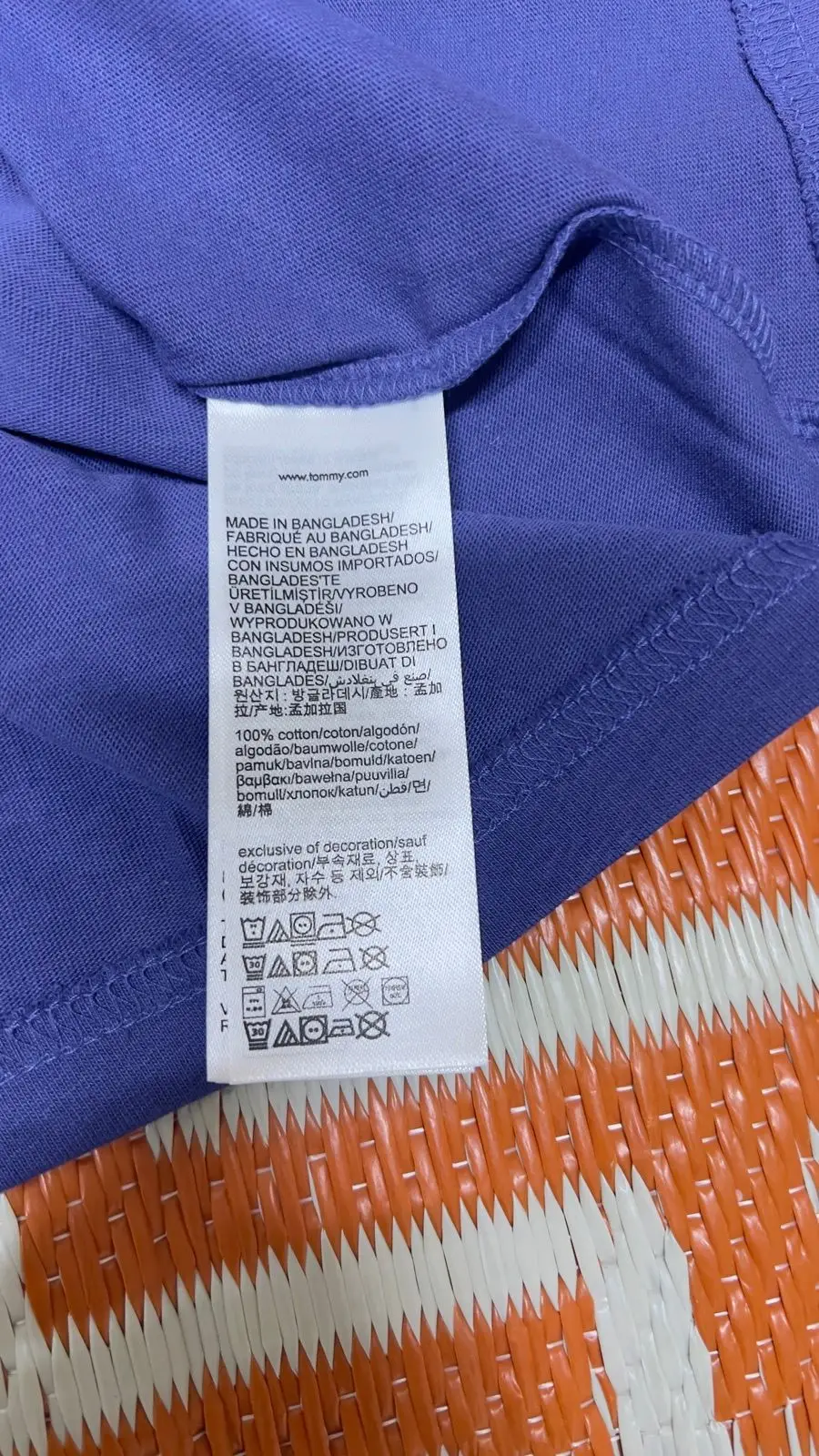 Tommy Hilfiger Blue T-Shirt with Tag