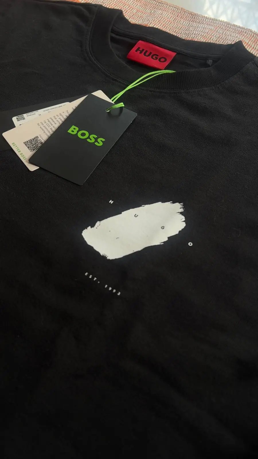 Hugo Boss Black T-Shirt with Graphic Print
